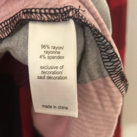 Maurices Red and Black Buffalo Plaid Pajama Set Size XXL NWT - Picture 9 of 13